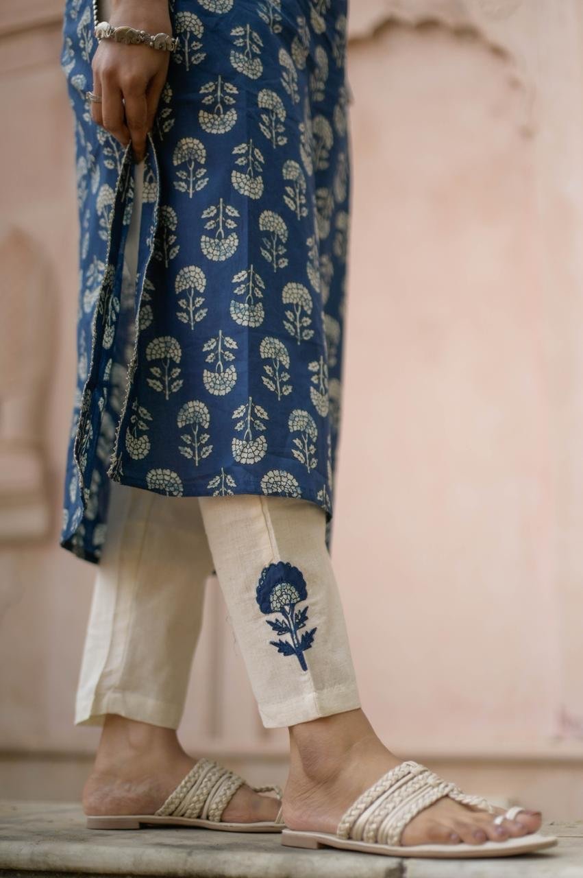 Indigo Patch Pant Set - Image 6