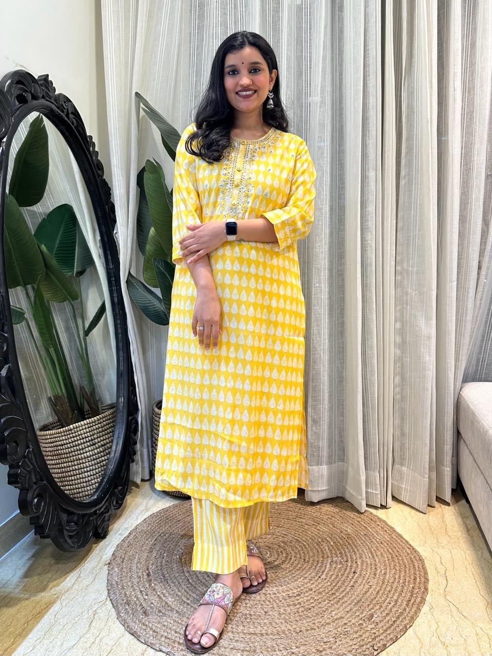 Sunshine Muslin Pant Set