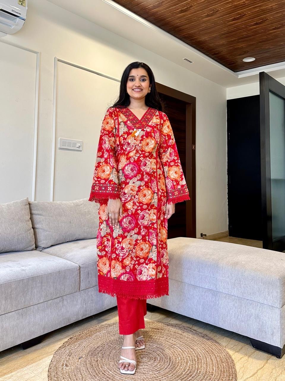 Heera Floral Pakistani Suit - Image 2