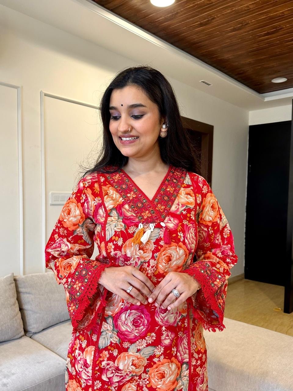 Heera Floral Pakistani Suit - Image 5