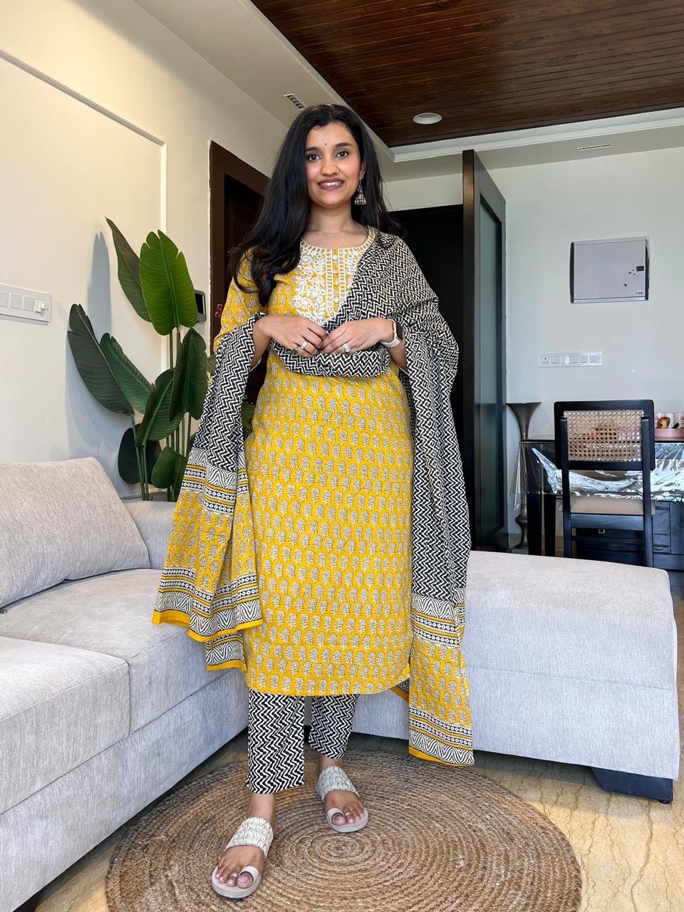 Saayra Printed Pure Cotton Set - Image 2