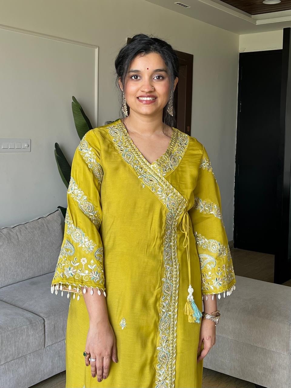 Zariya Mul Chanderi Embellished Set - Image 4