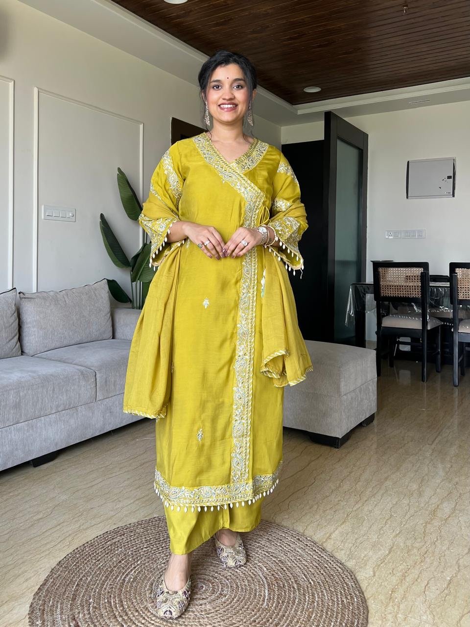 Zariya Mul Chanderi Embellished Set - Image 2