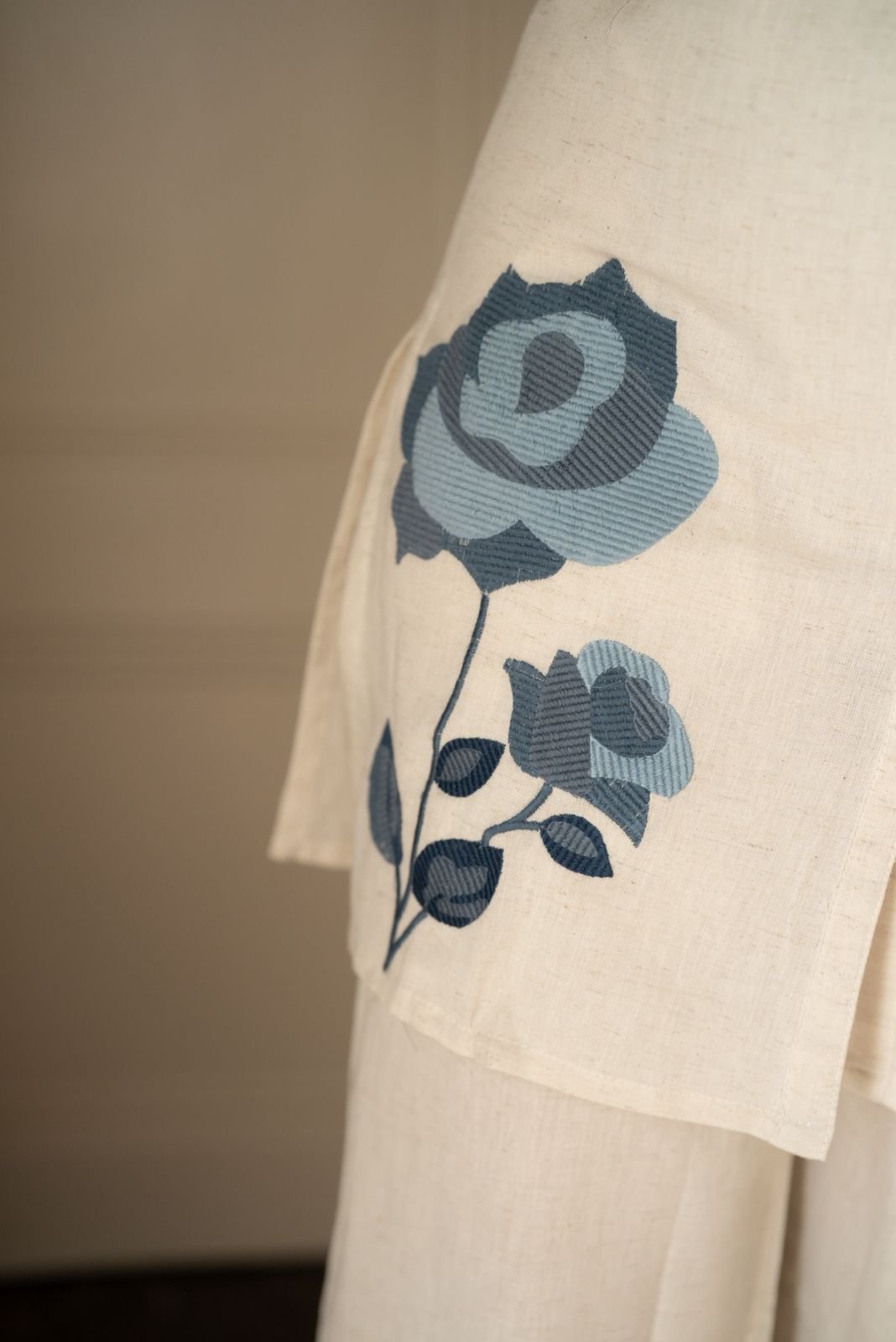 Gyana Embroidered Off White Coord Set - Image 7