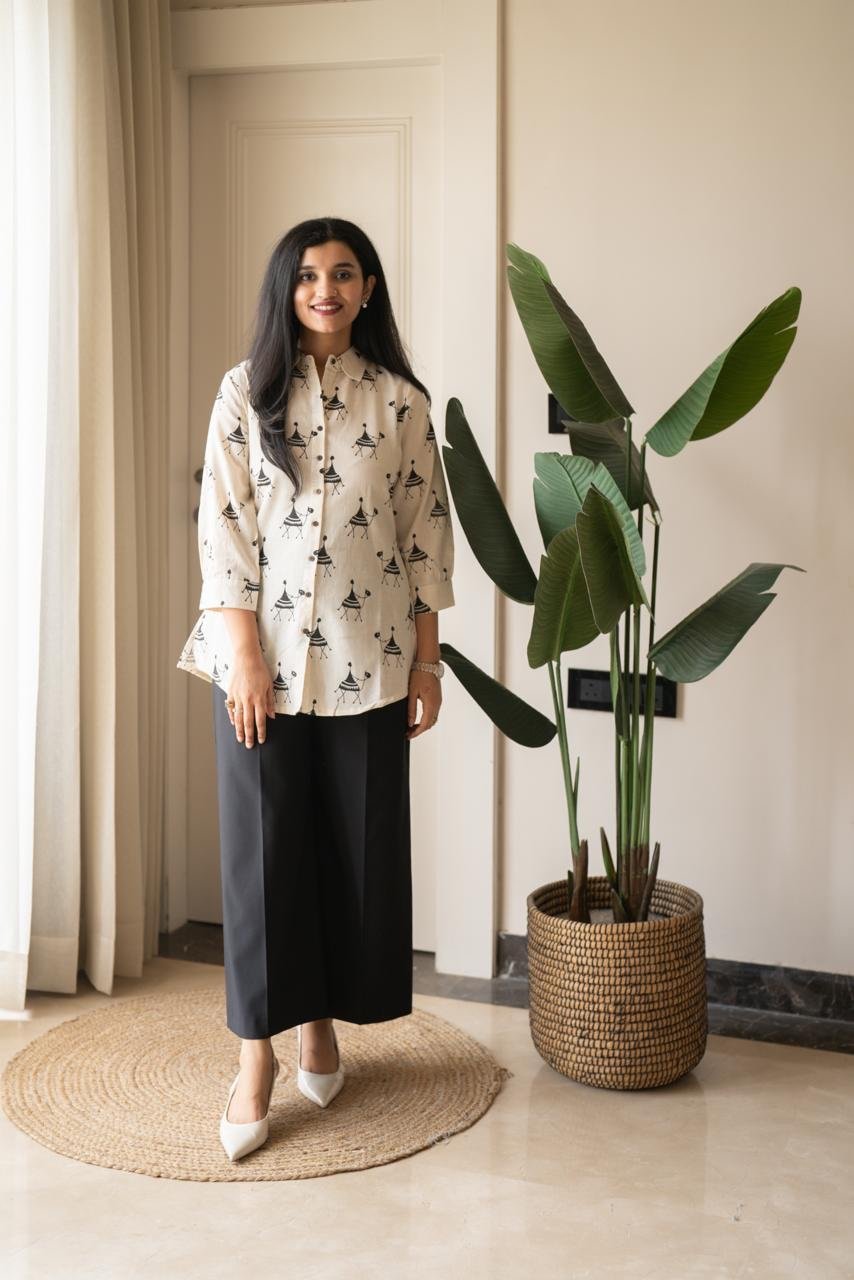 Worli Slub Cotton Shirt - Image 4