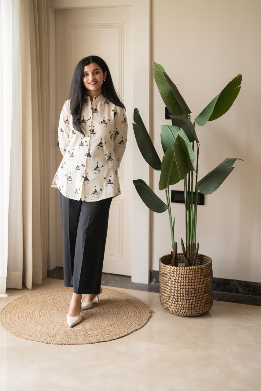 Worli Slub Cotton Shirt - Image 6