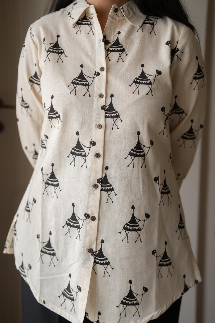Worli Slub Cotton Shirt - Image 7